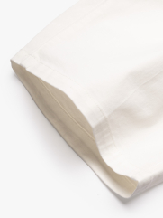 Quần Short Kaki Trơn Form Straight QS081 Màu Trắng