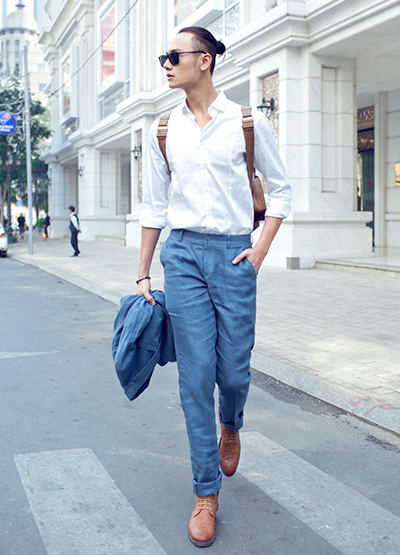 Cách mix đồ dành cho các bạn nam có chiều cao từ 1m8 trở lên trong những ngày lạnh