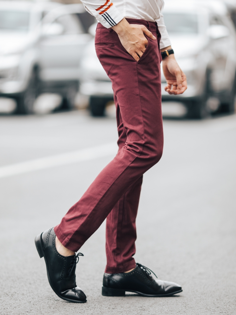 Quần Kaki Đỏ Mận QK162