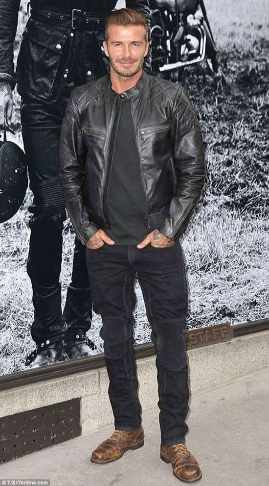 Bí kíp diện quần jean và áo khoác da nam đẹp trong ngày đông