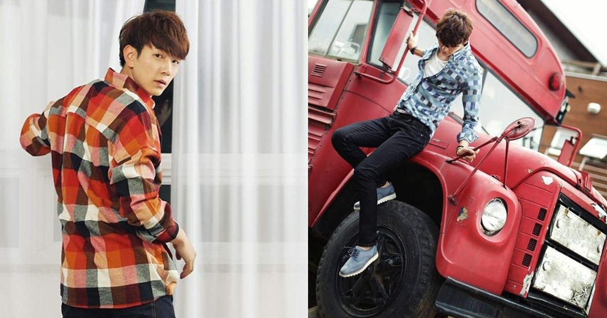 Cách mix áo sơ mi nam caro theo phong cách Hàn Quốc