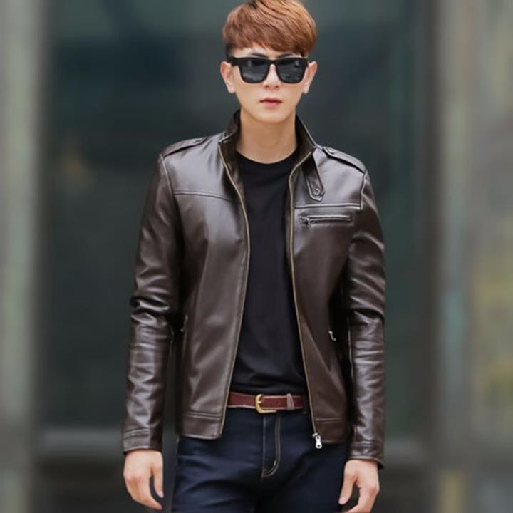 Những mẫu áo khoác da nam hot nhất 2017
