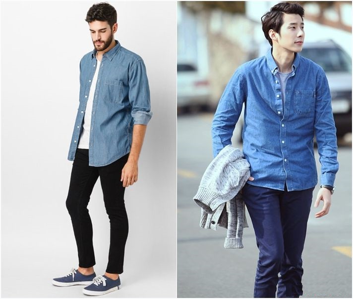 Cách phối đồ nam theo phong cách denim vào mùa thu