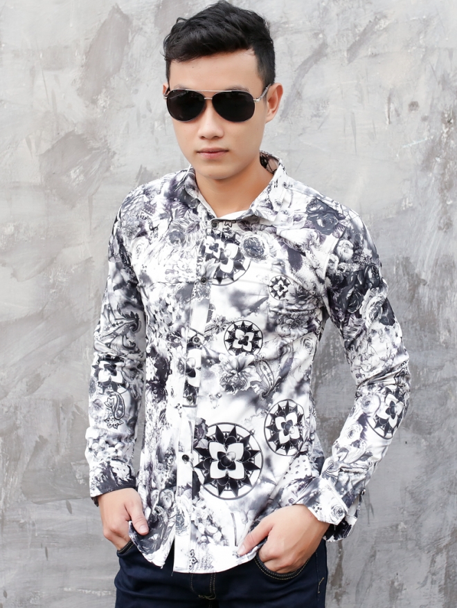 Học cách diện đồ với sơ mi nam họa tiết độc đáo