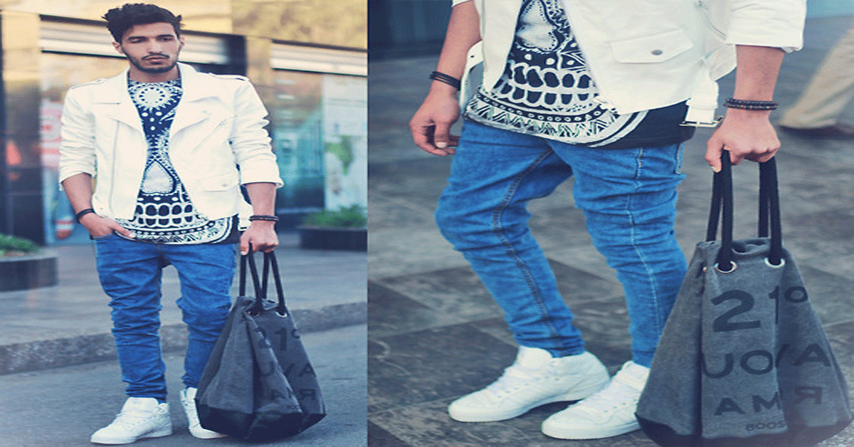 Cách mix đồ cùng giày thể thao trắng dành cho nam