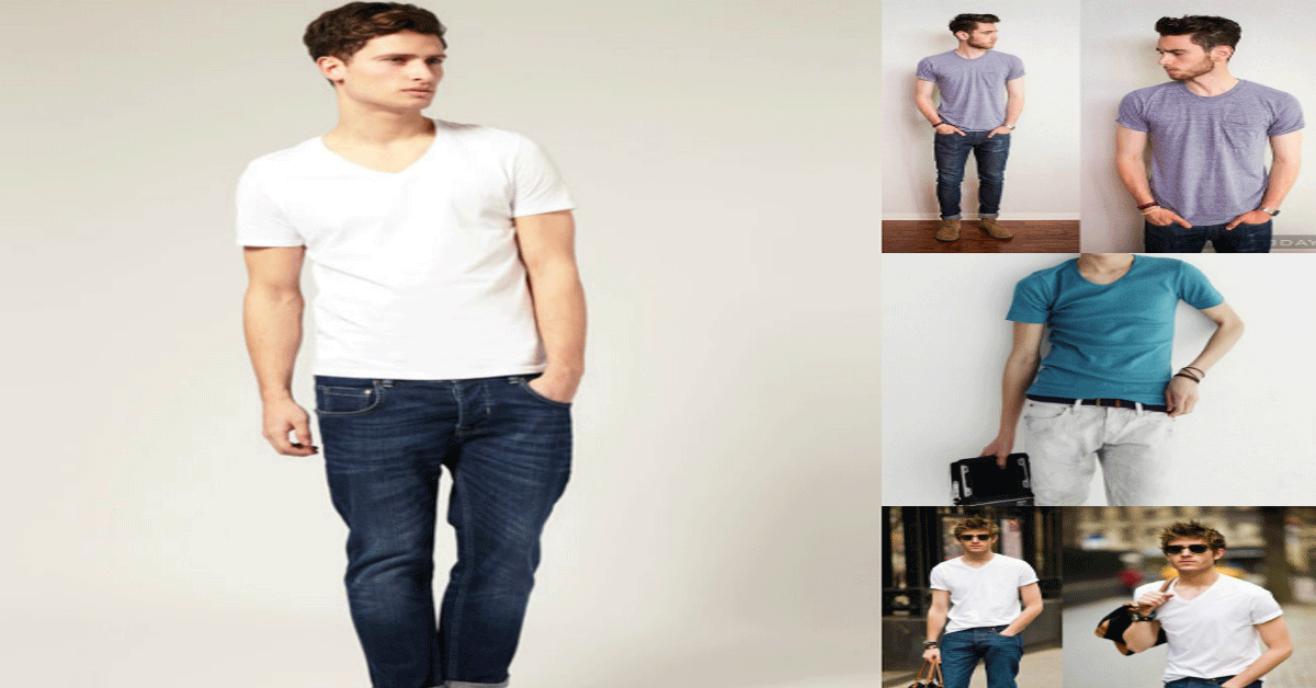 Những lưu ý khi phối quần jean và áo thun nam