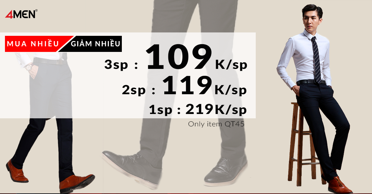 QUẦN TÂY HÀN QUỐC CHỈ TỪ 109K – MUA CÀNG NHIỀU GIÁ CÀNG RẺ