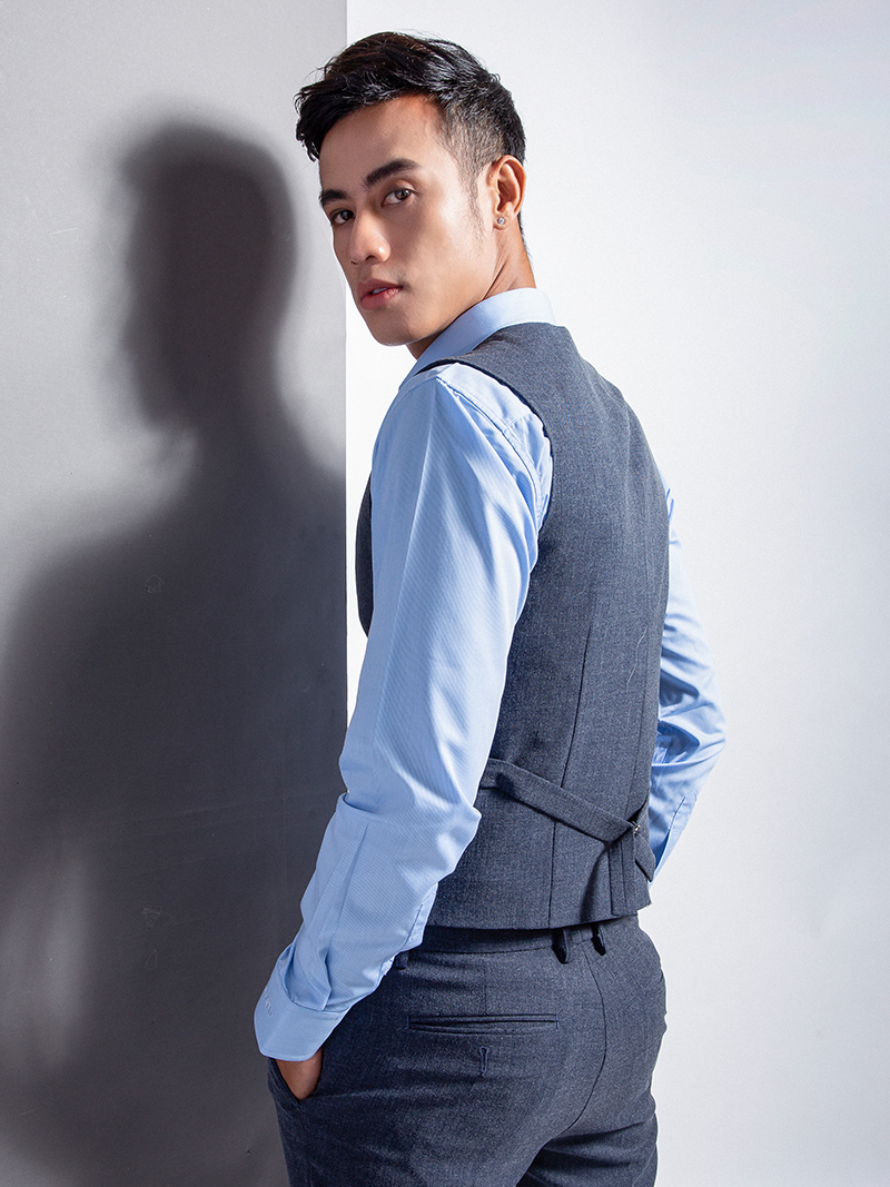 Áo GiLê NAZAFU Xanh Đen 1113