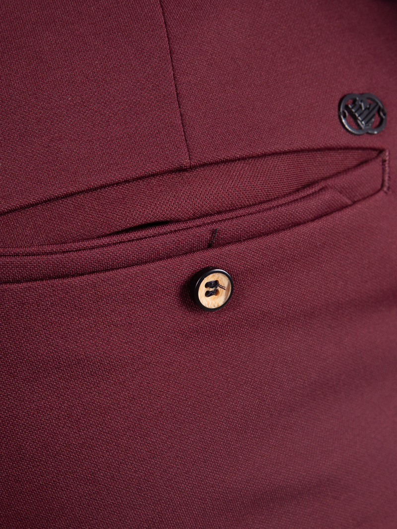 Quần Tây Đỏ Đô QT110