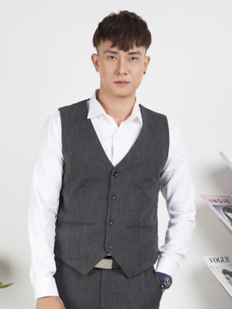 Áo GiLê NAZAFU Xám Chuột Đậm 1113