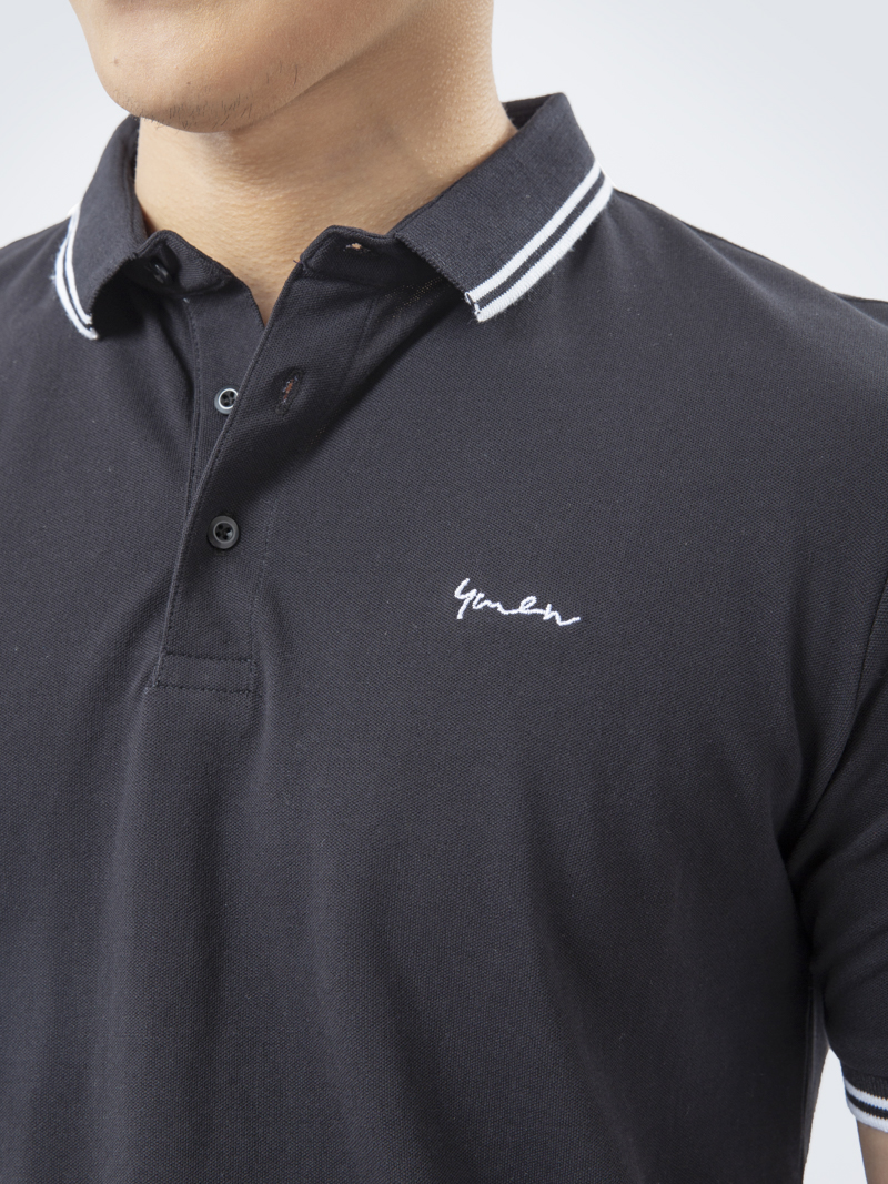 Áo Thun Polo AT836 Màu Đen