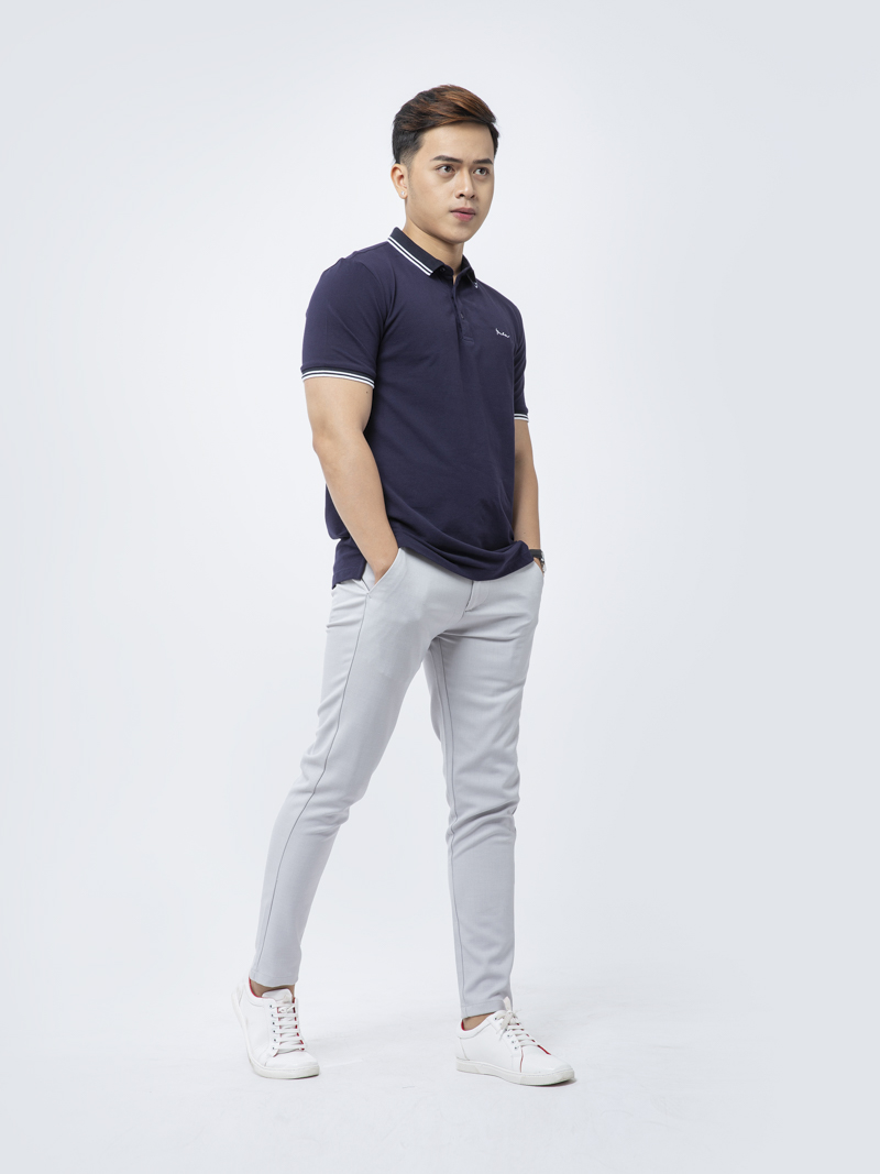 Áo Thun Polo AT836 Màu Xanh Đen