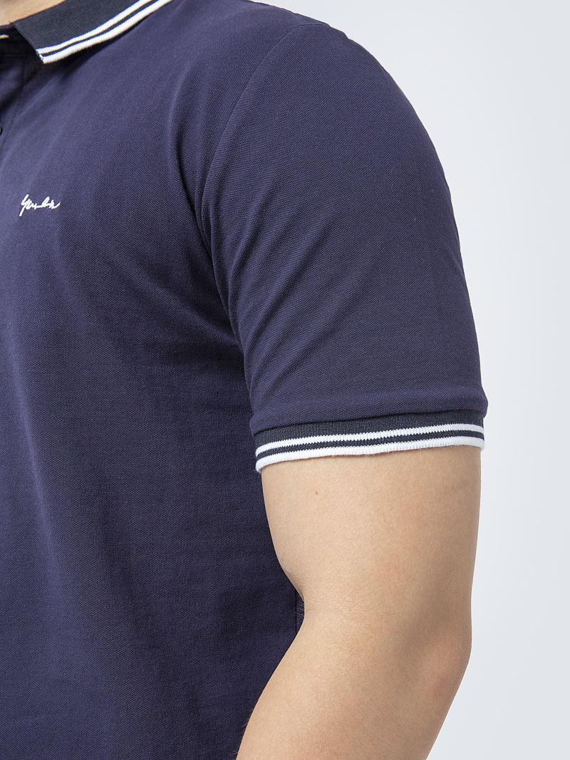 Áo Thun Polo AT836 Màu Xanh Đen