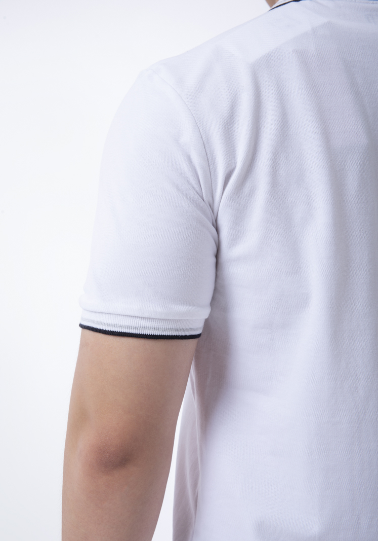 Áo Thun Polo AT840 Màu Trắng