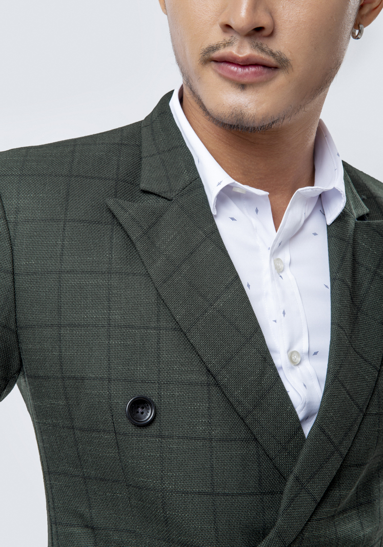 Áo Vest NAZAFU Carô Đen AV1139