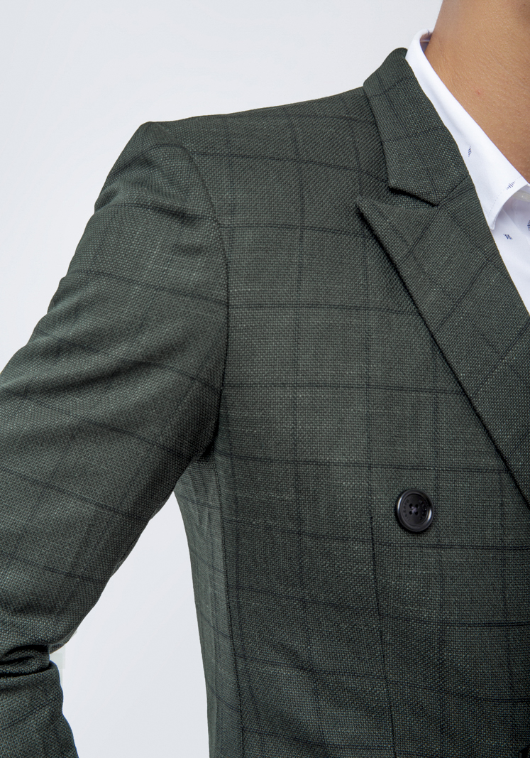 Áo Vest NAZAFU Carô Đen AV1139