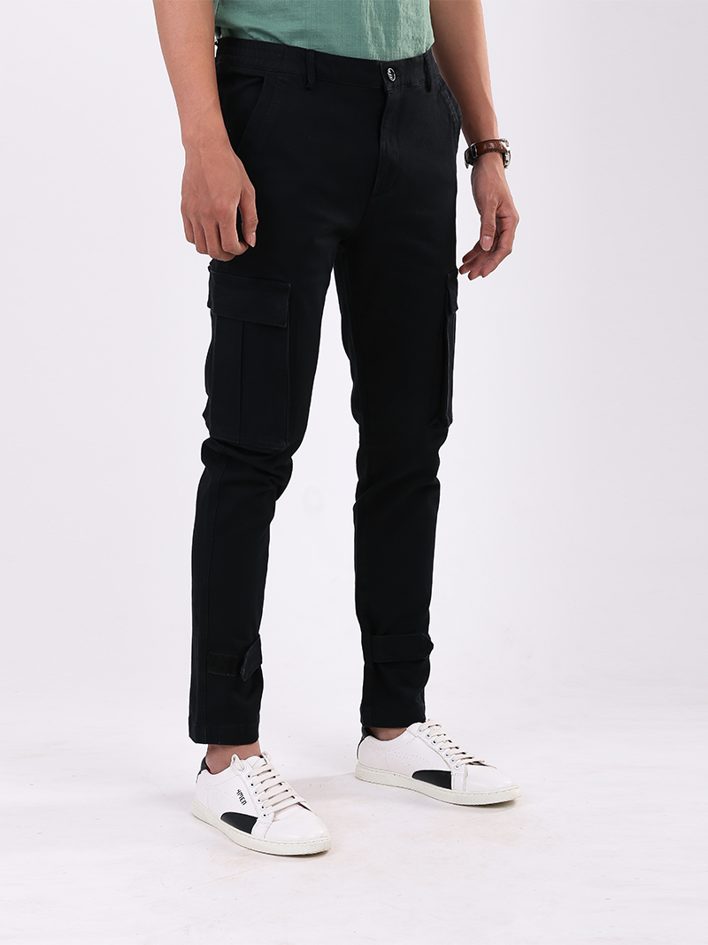 Quần Jogger Túi Hộp J11 Màu Đen