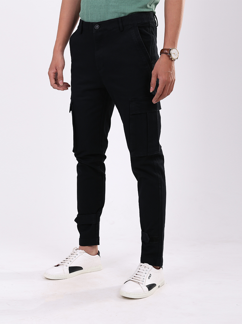 Quần Jogger Túi Hộp J11 Màu Đen