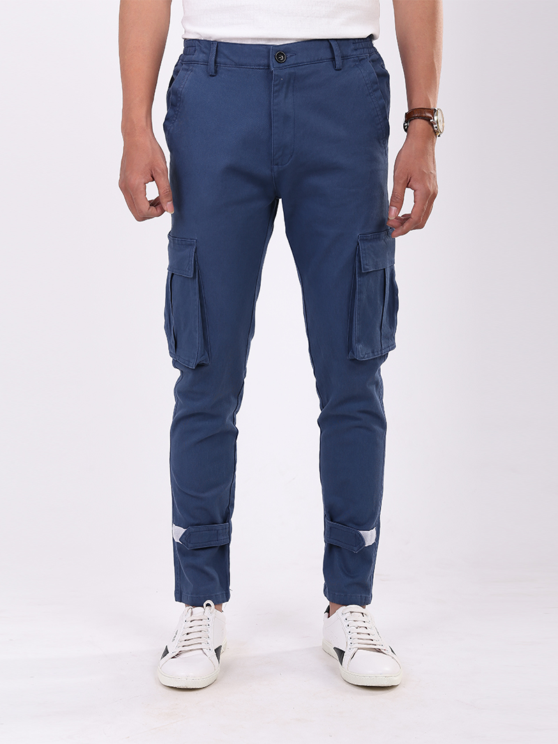 Quần Jogger Túi Hộp J11 Màu Xanh