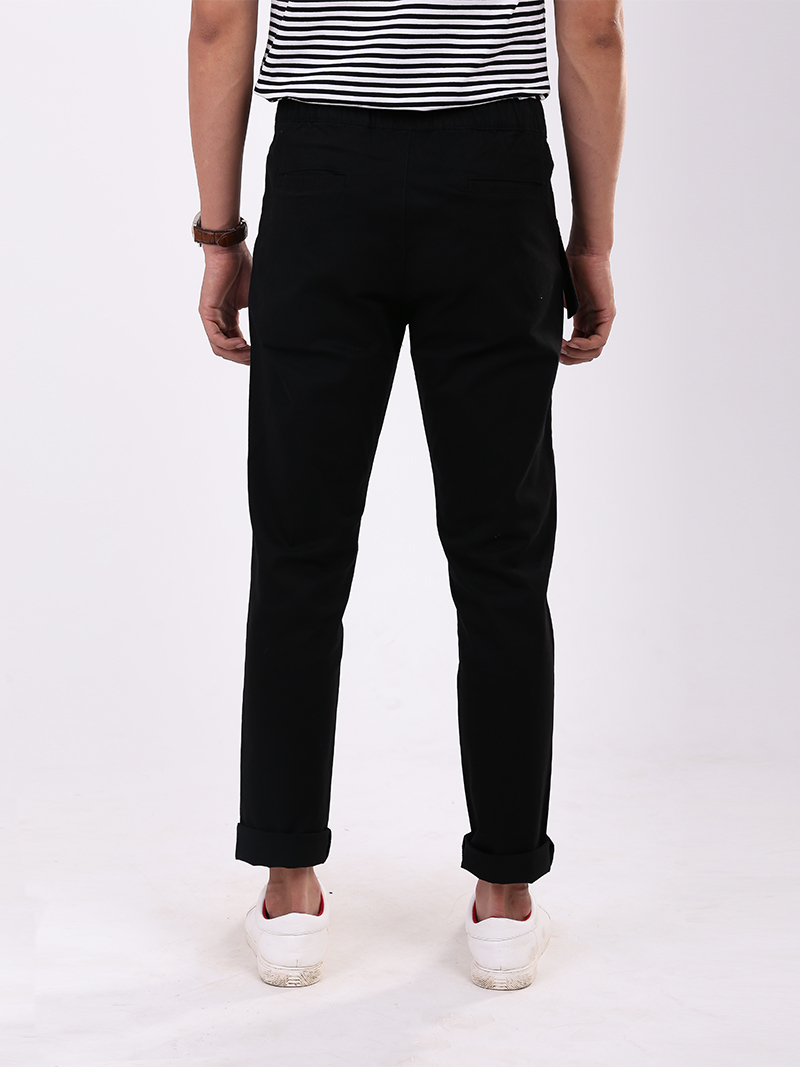 Quần Kaki Lưng Thun QK182 Màu Đen