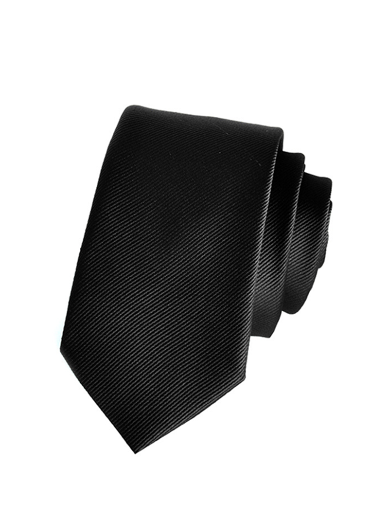 Cà Vạt Trơn Căn Bản CV014 Màu Đen