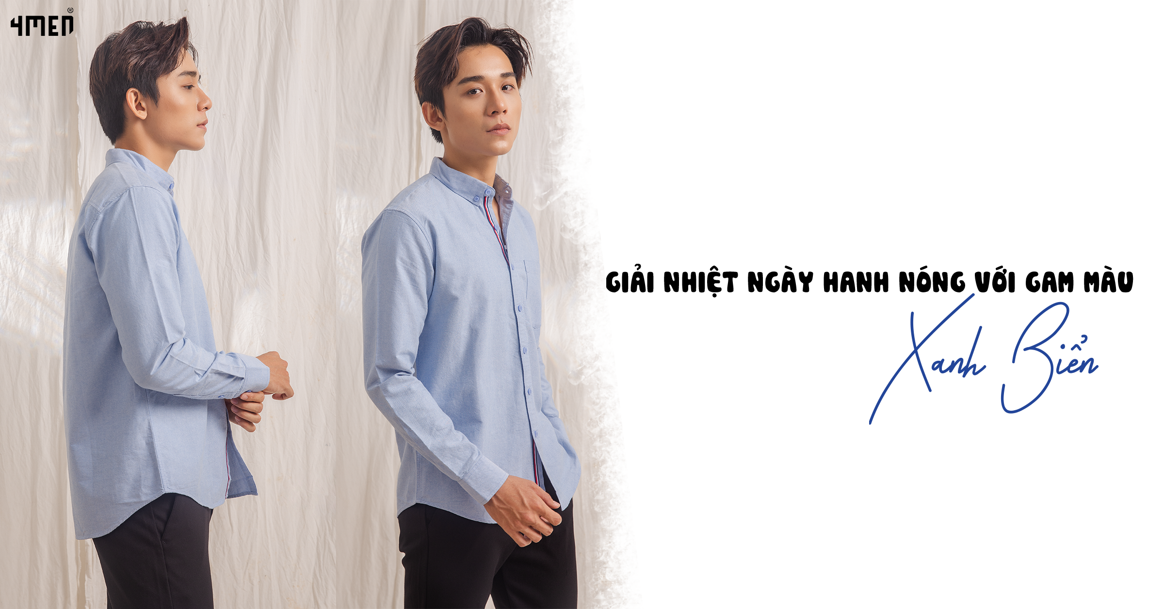 GIẢI NHIỆT NGÀY HANH NÓNG VỚI GAM MÀU XANH BIỂN