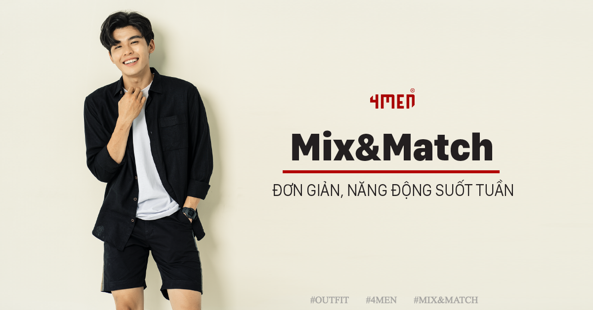 PHỐI ĐỒ ĐƠN GIẢN & NĂNG ĐỘNG SUỐT 7 NGÀY TRONG TUẦN