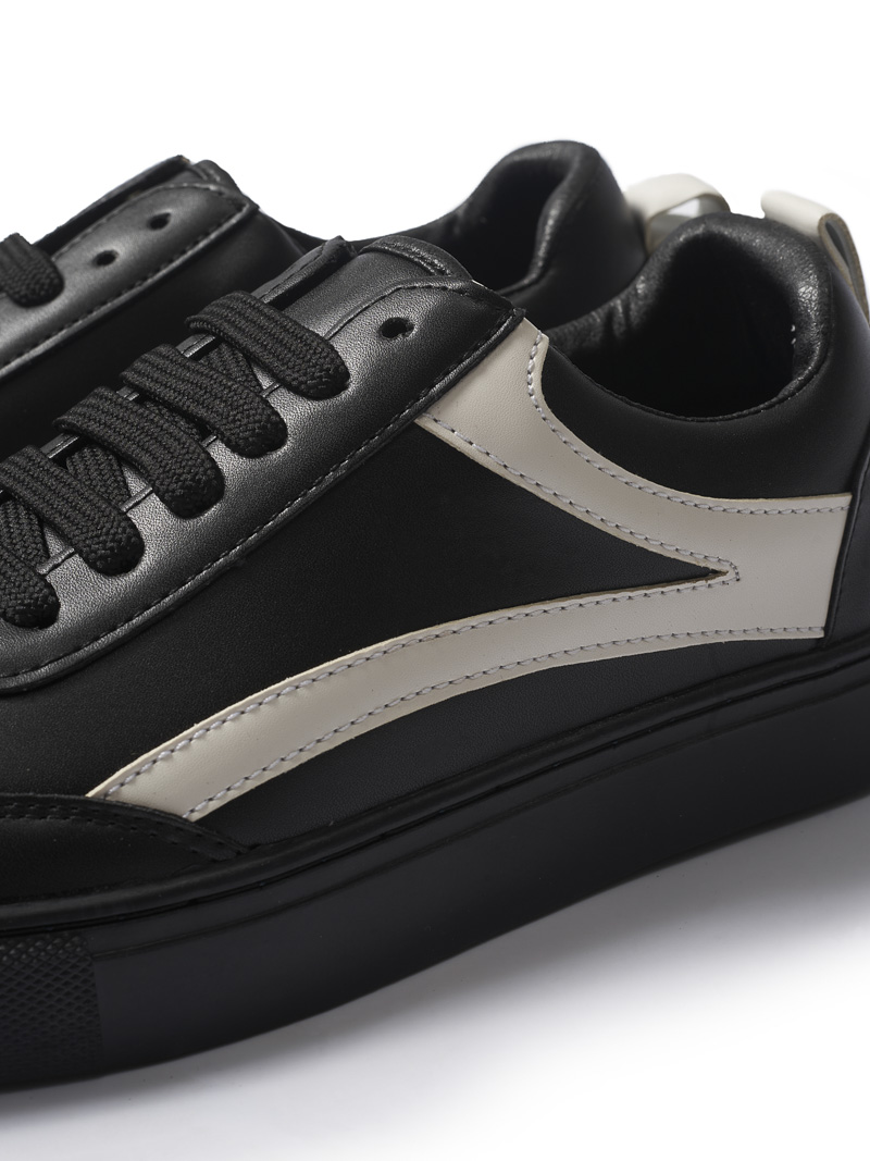 Giày thể thao phối trắng G008 Màu Đen