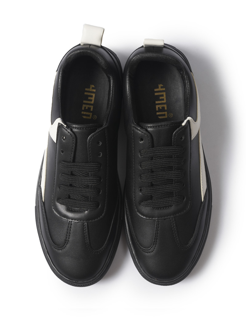 Giày thể thao phối trắng G008 Màu Đen