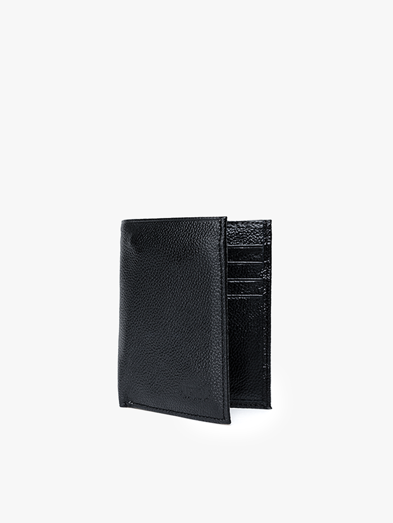 Ví Da Dáng Đứng BV009 Màu Đen