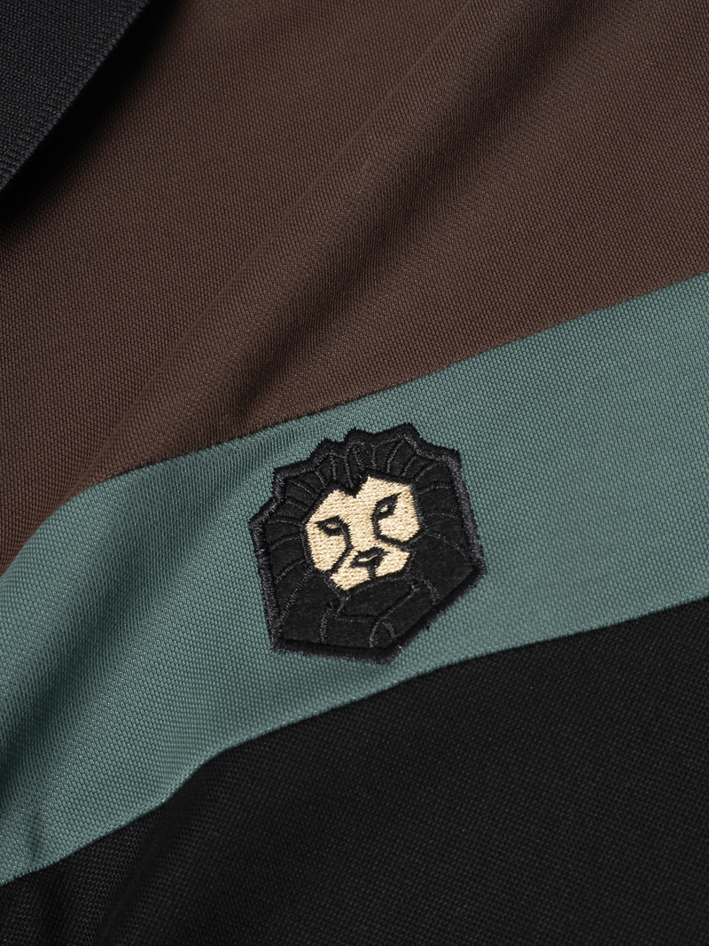 Áo Polo Slimfit Lion Face PO054 Màu Đen