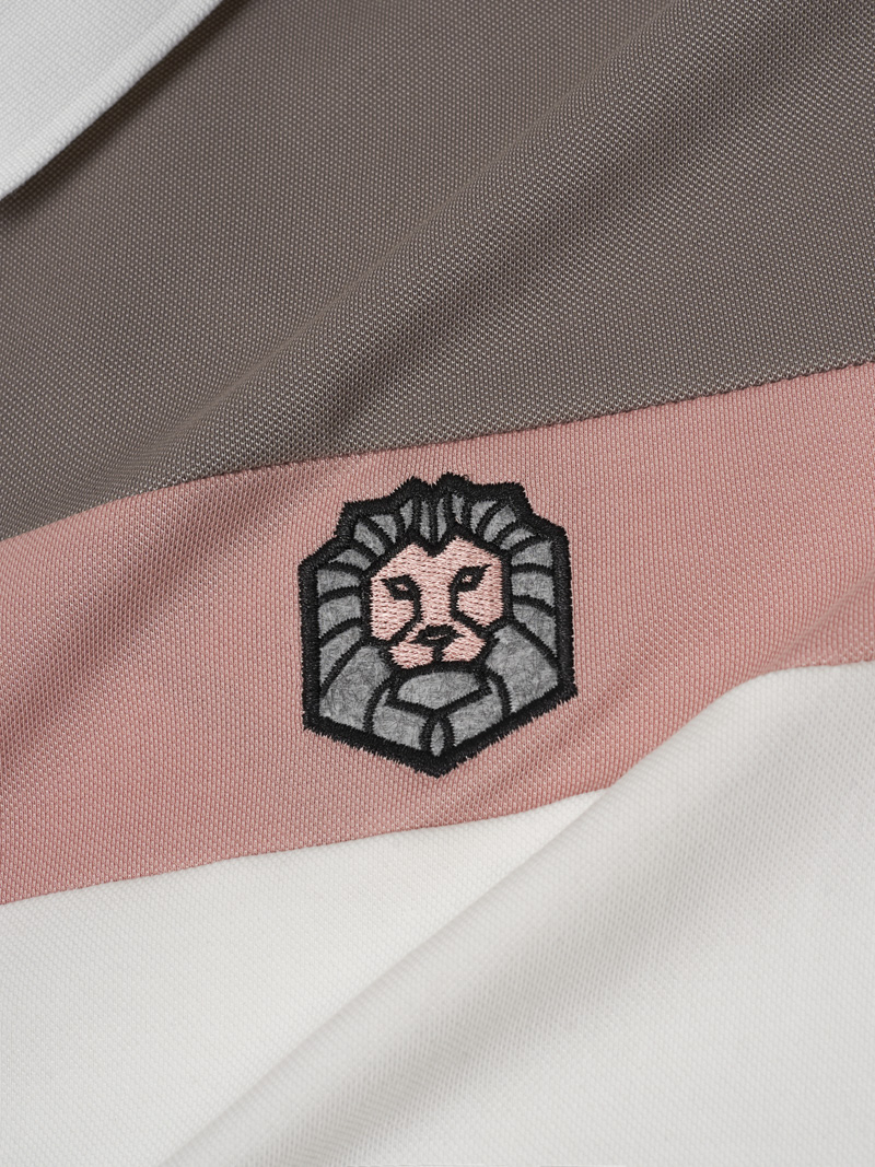 Áo Polo Slimfit Lion Face PO054 Màu Trắng