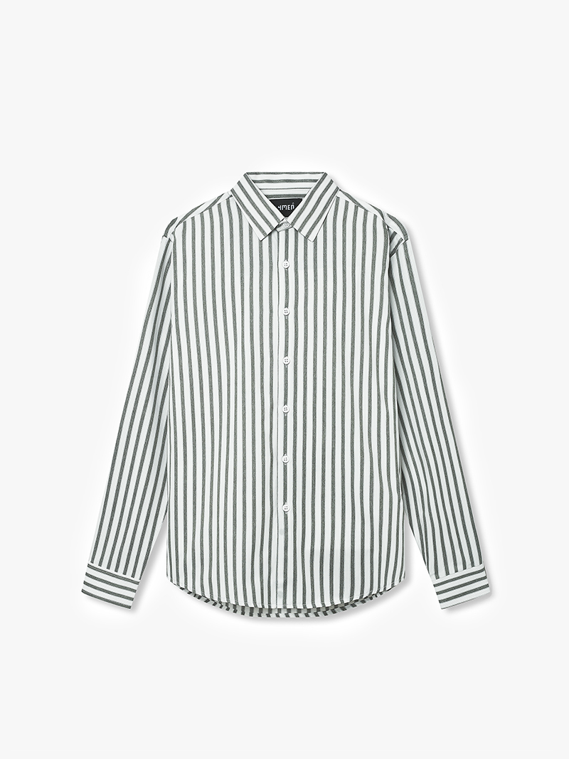 Áo Sơ Mi Sọc ASM067 Màu Đen