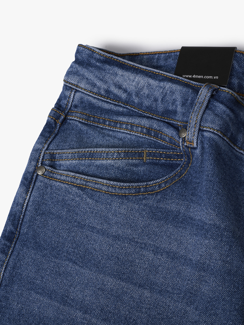 Quần Jeans Slimfit Blue QJ046 Màu Xanh