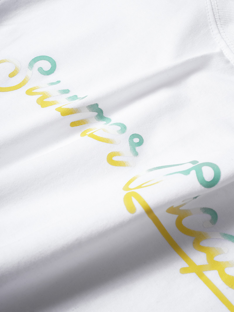 Áo Thun Regular Summer Ombre AT089 Màu Trắng