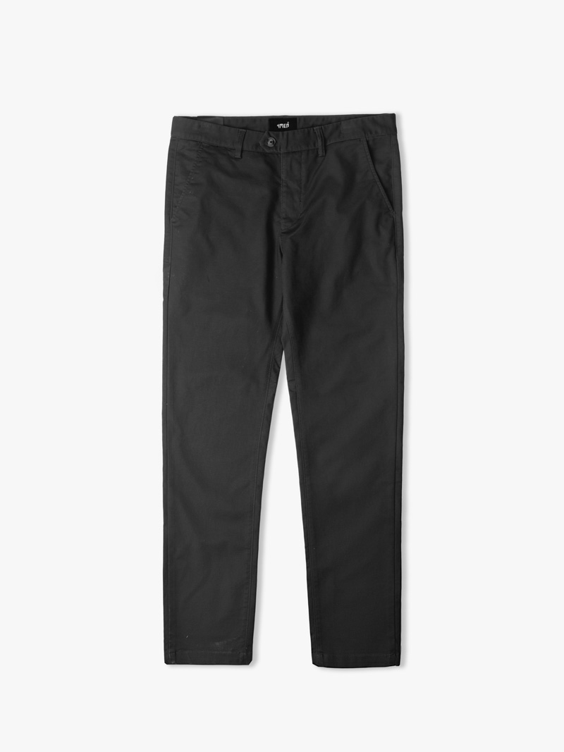 Quần Kaki Slimfit Túi QK011 Màu Đen