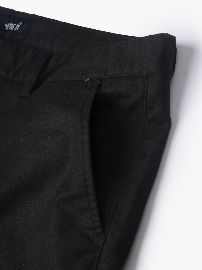 Quần Kaki Slimfit Túi QK011 Màu Đen