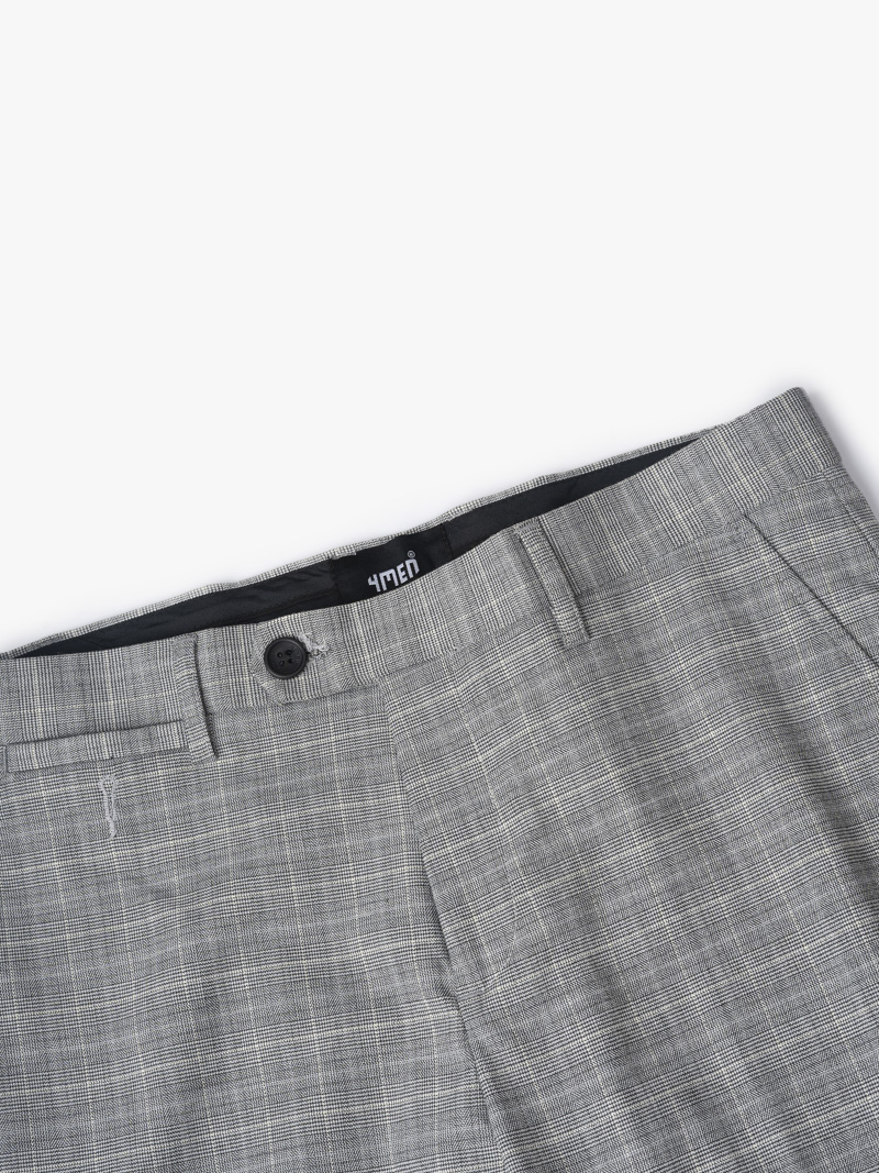 Quần Tây Caro Slimfit Cài Nút QT034 Màu Caro