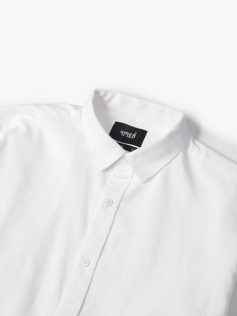 Áo Sơ Mi Regular Oxford SM105 Màu Trắng Kem