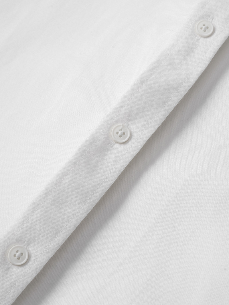 Áo Sơ Mi Regular Oxford SM105 Màu Trắng Kem