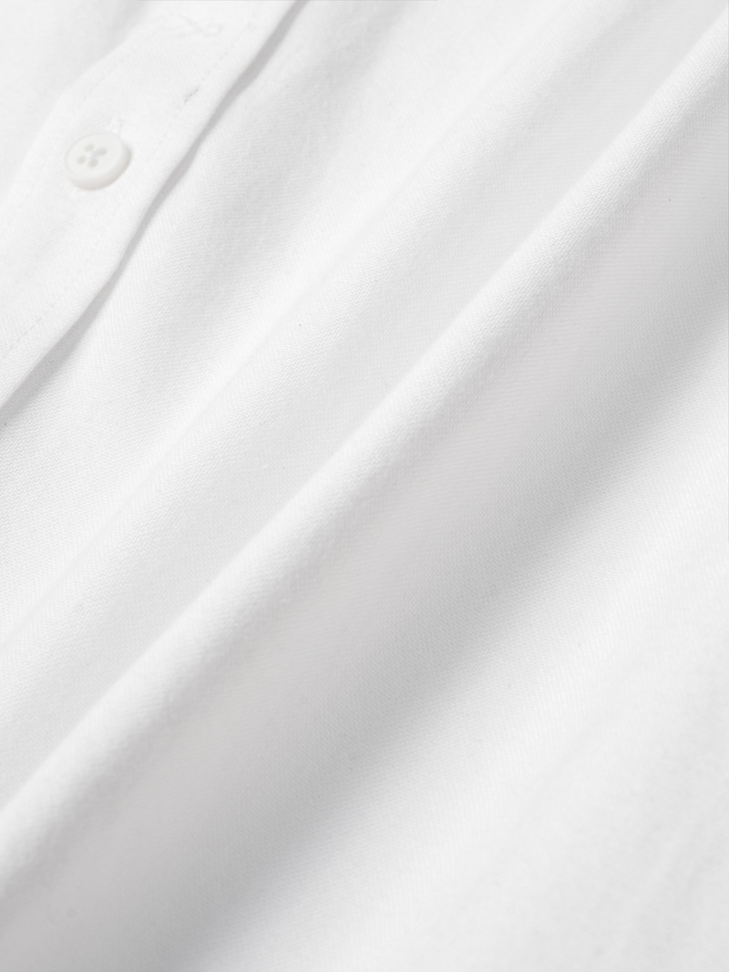 Áo Sơ Mi Regular Oxford SM105 Màu Trắng Kem