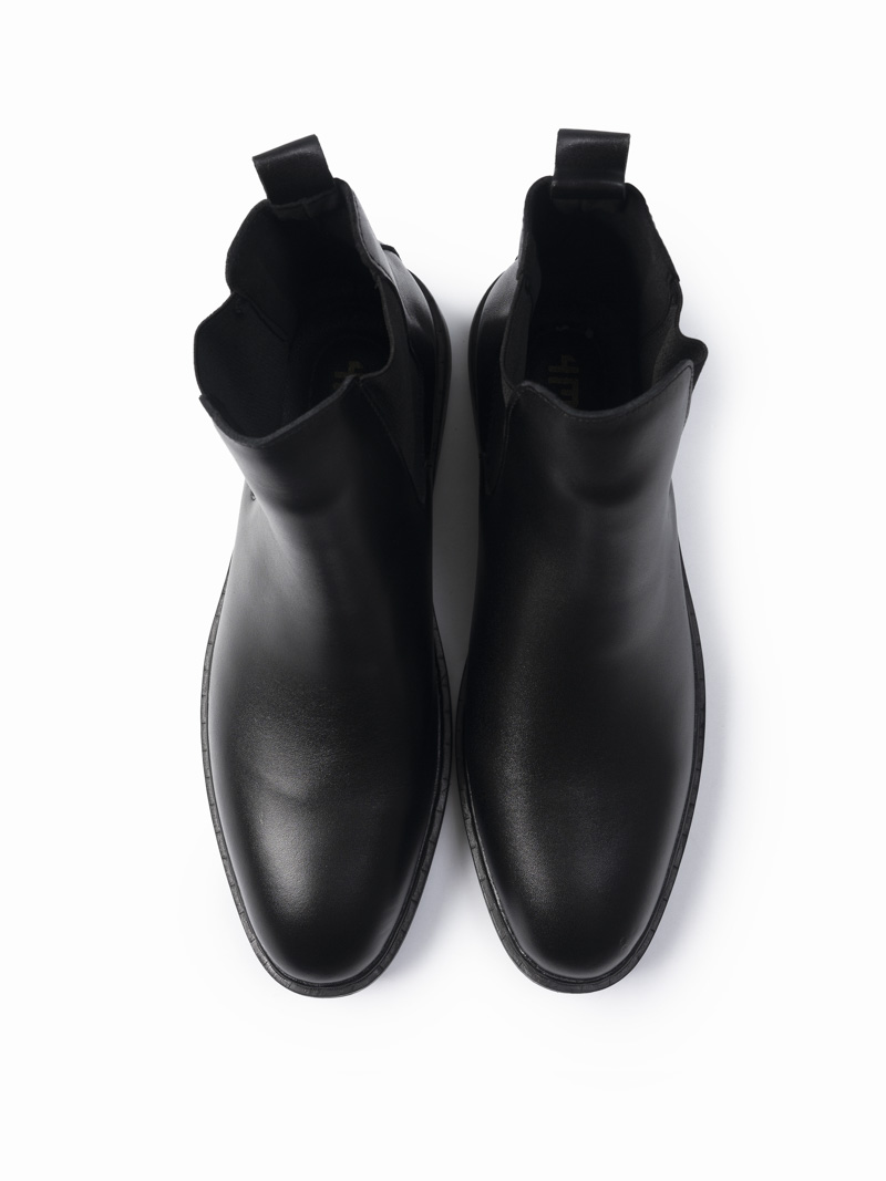 Giày Chelsea Boots All Black G018 Màu Đen