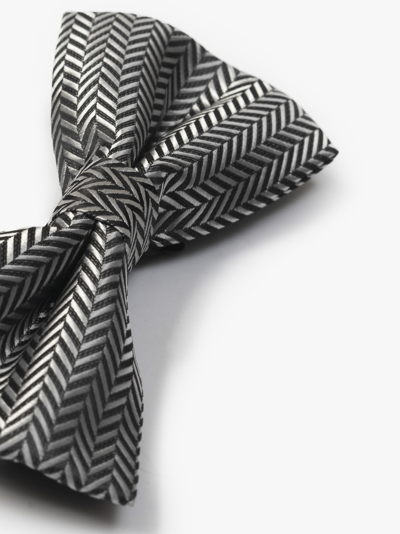 Nơ Nam Sọc gân NO 013 Màu Đen