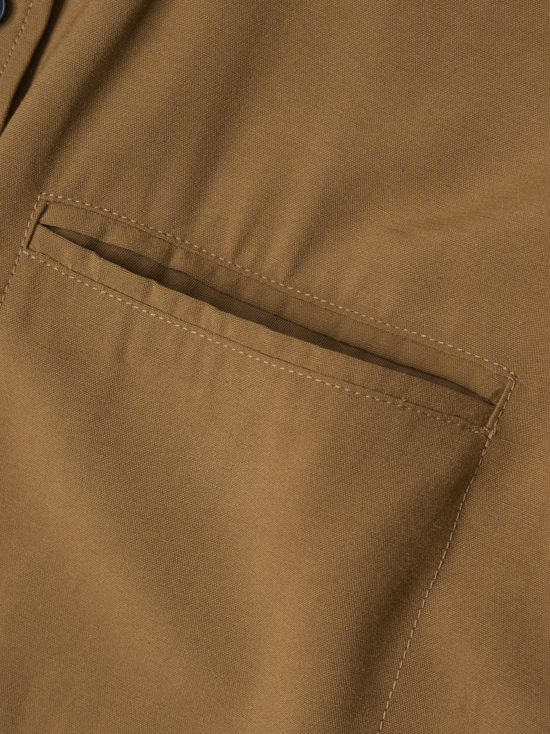 Áo Sơ Mi Regular Túi Mổ SM117 Màu Bò