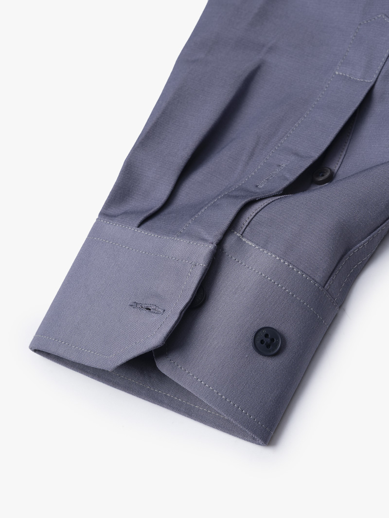 Áo Sơ Mi Regular Túi Mổ SM117 Màu Xanh