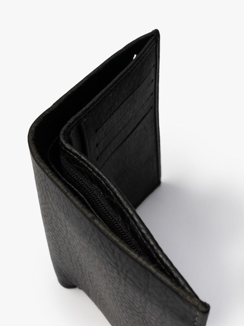 Ví Da Dáng Đứng BV034 Màu Đen