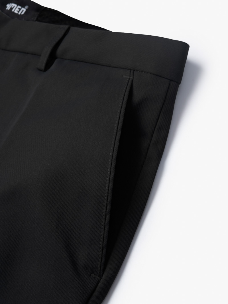 Quần Tây Trơn Form Slimfit QT050 Màu Đen