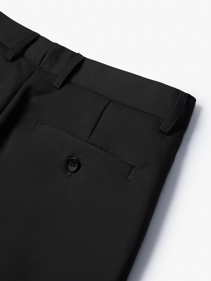 Quần Tây Trơn Form Slimfit QT050 Màu Đen