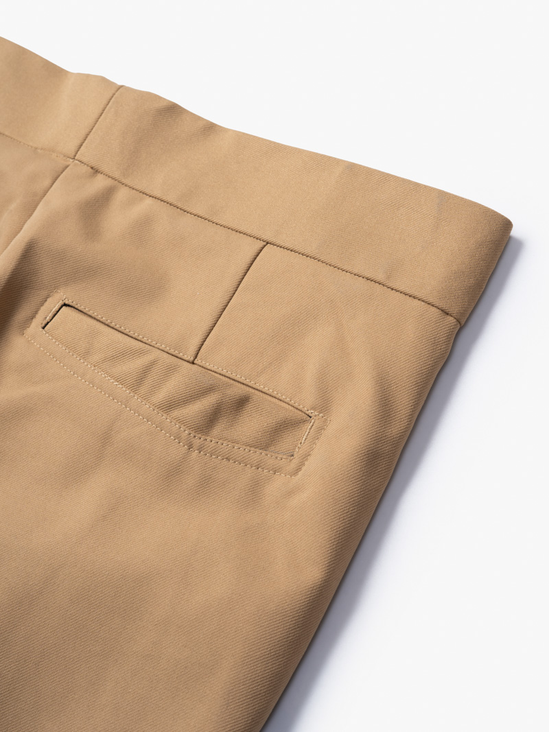 Quần Tây Sidetab Regular Xếp Ly QT049 Màu Be