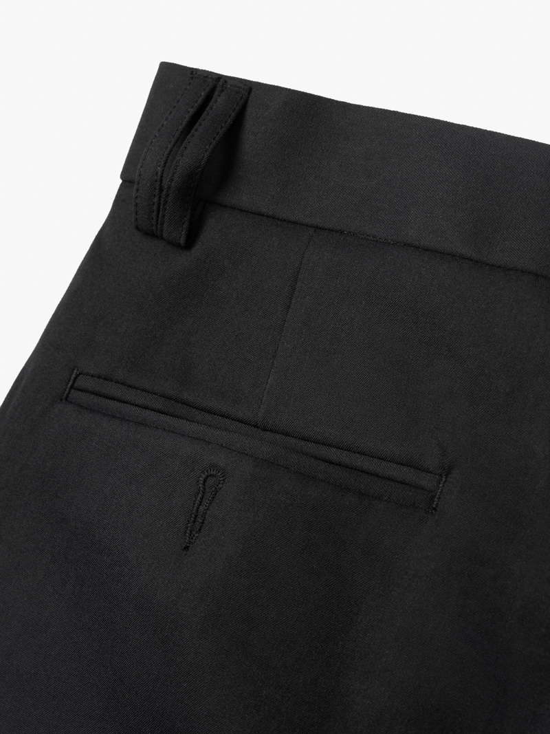 Quần Tây Slimfit Đỉa Đôi QT053 Màu Đen